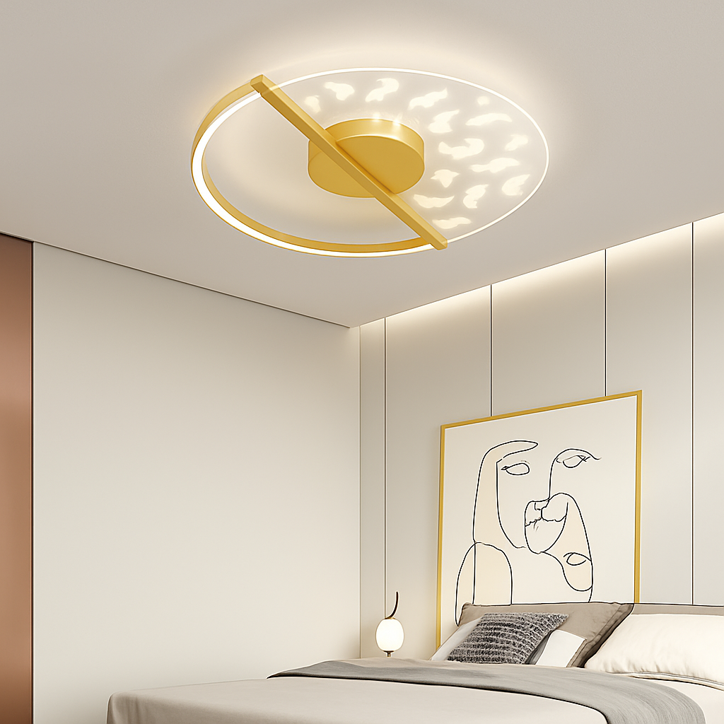 plafonnier led moderne pour intérieur décoratif luminaire - vue 6 sur 10