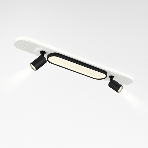 Plafonnier LED moderne pour salon couloir vestiaire allée plafonnier avec projecteur lustres décor luminaire - vue 2 sur 12