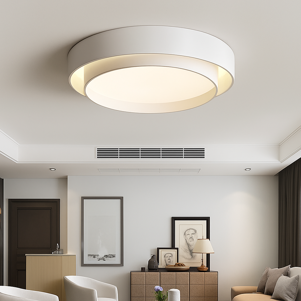 Plafonnier LED moderne pour salon salle à manger chambre Hall Ultra mince Lustre intérieur décoration de la maison luminaire Lustre - vue 6 sur 22