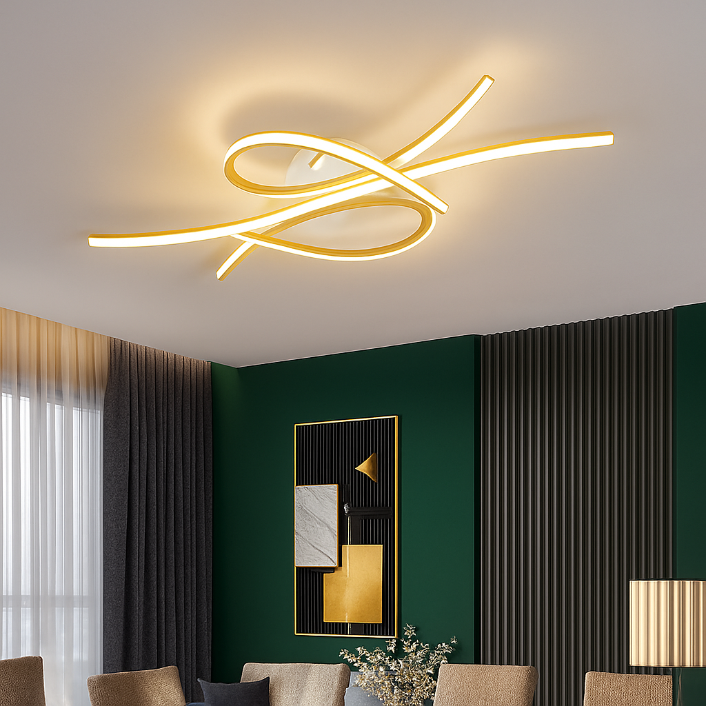 Plafonnier LED moderne pour salon salle à manger chambre étude hôtel allée plafond Lustre intérieur décor à la maison luminaire Lustre - vue 5 sur 10