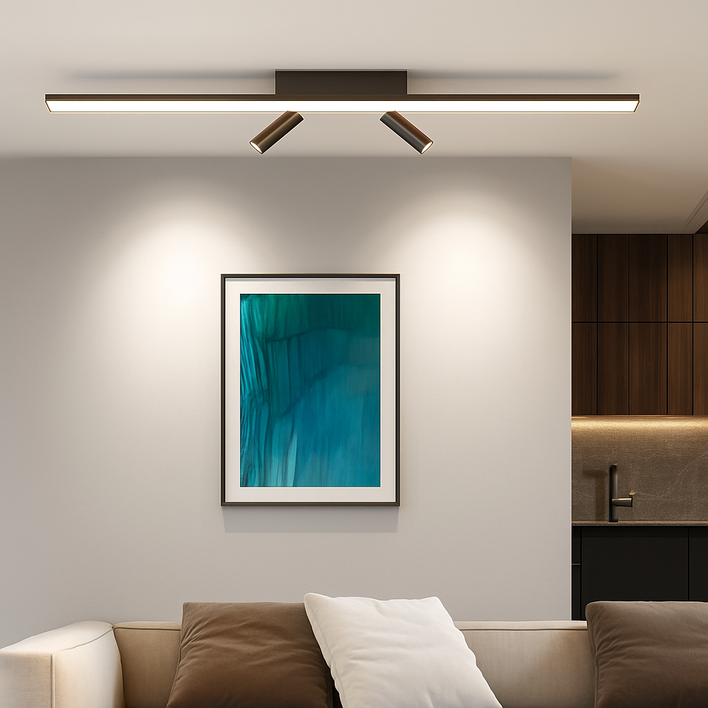 plafonnier à led moderne pour toutes les pièces de la maison - vue 3 sur 10