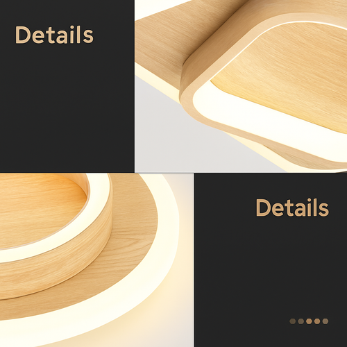 plafonnier led moderne pour un éclairage intérieur élégant - vue 6 sur 22