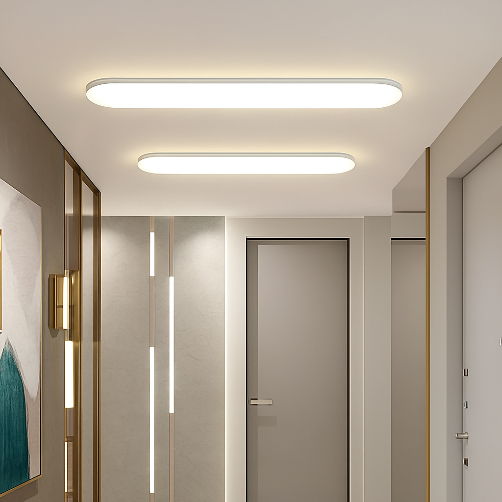 plafonnier led moderne ultra fin pour intérieur design - vue 3 sur 15