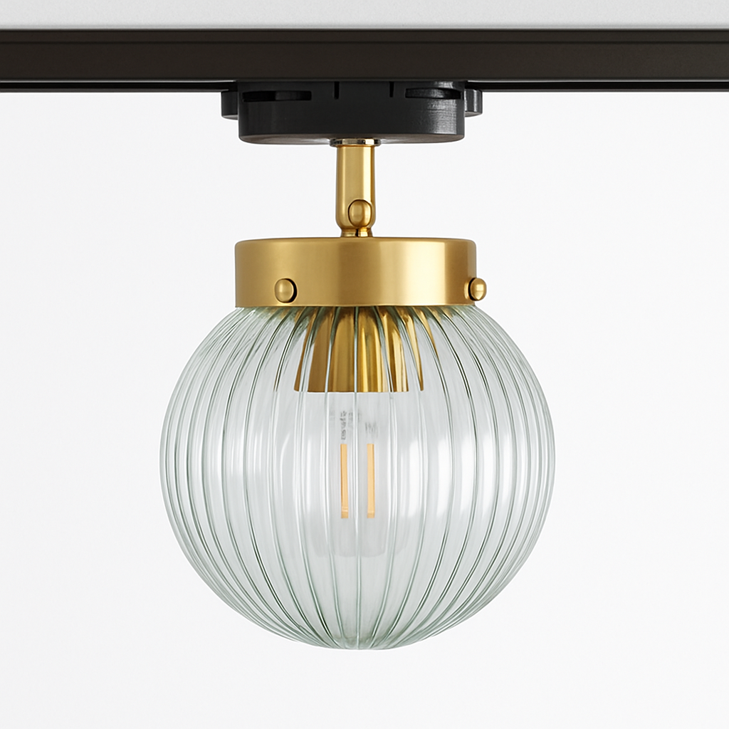 plafonnier led nordique en verre décoratif d'intérieur réglable - vue 4 sur 10