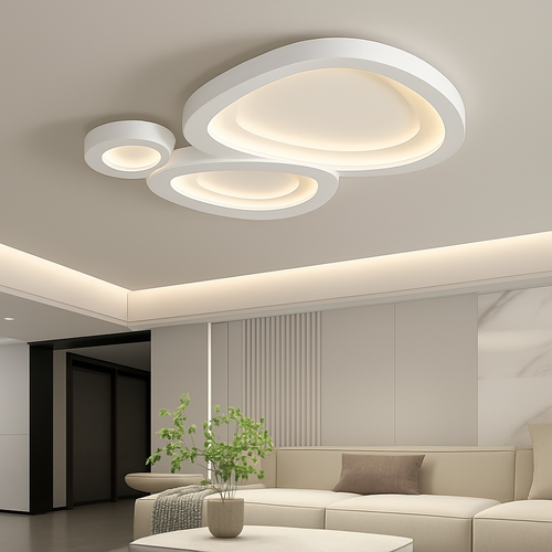 plafonnier led nordique pour décoration intérieure élégante - vue 2 sur 14