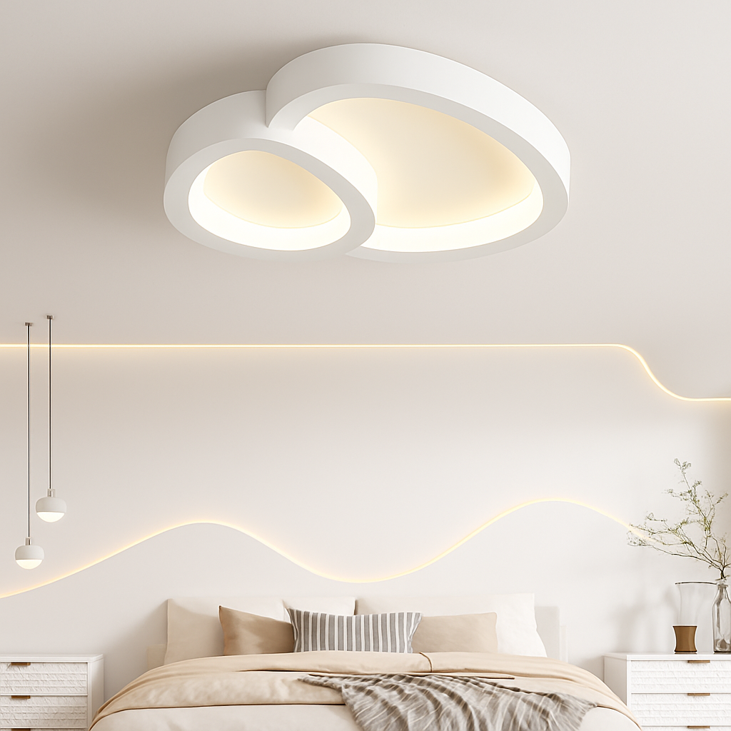 plafonnier led nordique pour décoration intérieure élégante - vue 3 sur 14