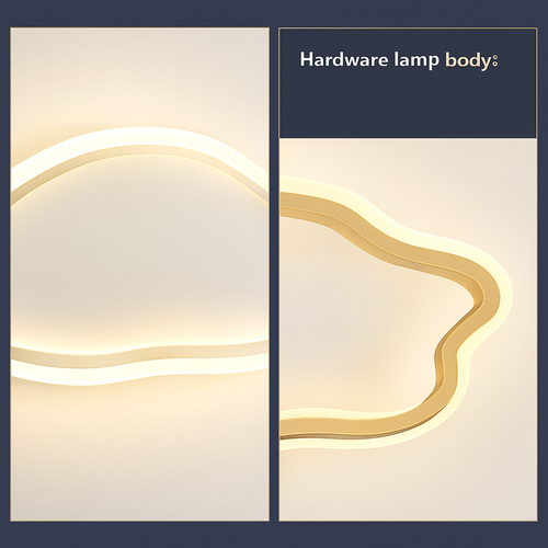 plafonnier led nordique pour décoration intérieure moderne - vue 5 sur 17