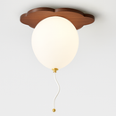 plafonnier led ours ballon décoration créative pour enfant