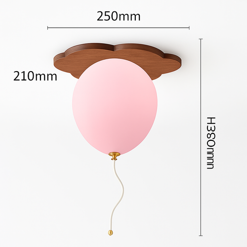 plafonnier led ours ballon décoration créative pour enfant - vue 7 sur 12