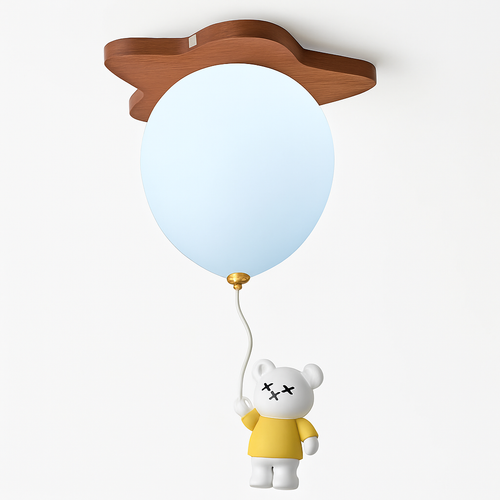 plafonnier led ours ballon décoration créative pour enfant - vue 8 sur 12