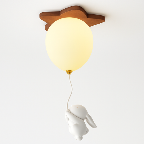 plafonnier led ours ballon décoration créative pour enfant - vue 9 sur 12