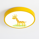 Plafonnier LED rond coloré pour chambre d'enfant