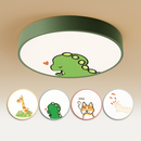 Plafonnier LED rond coloré pour chambre d'enfant