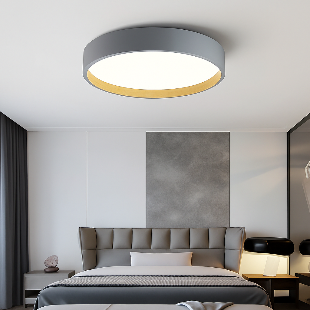 plafonnier led rond design italien pour intérieur moderne - vue 3 sur 12