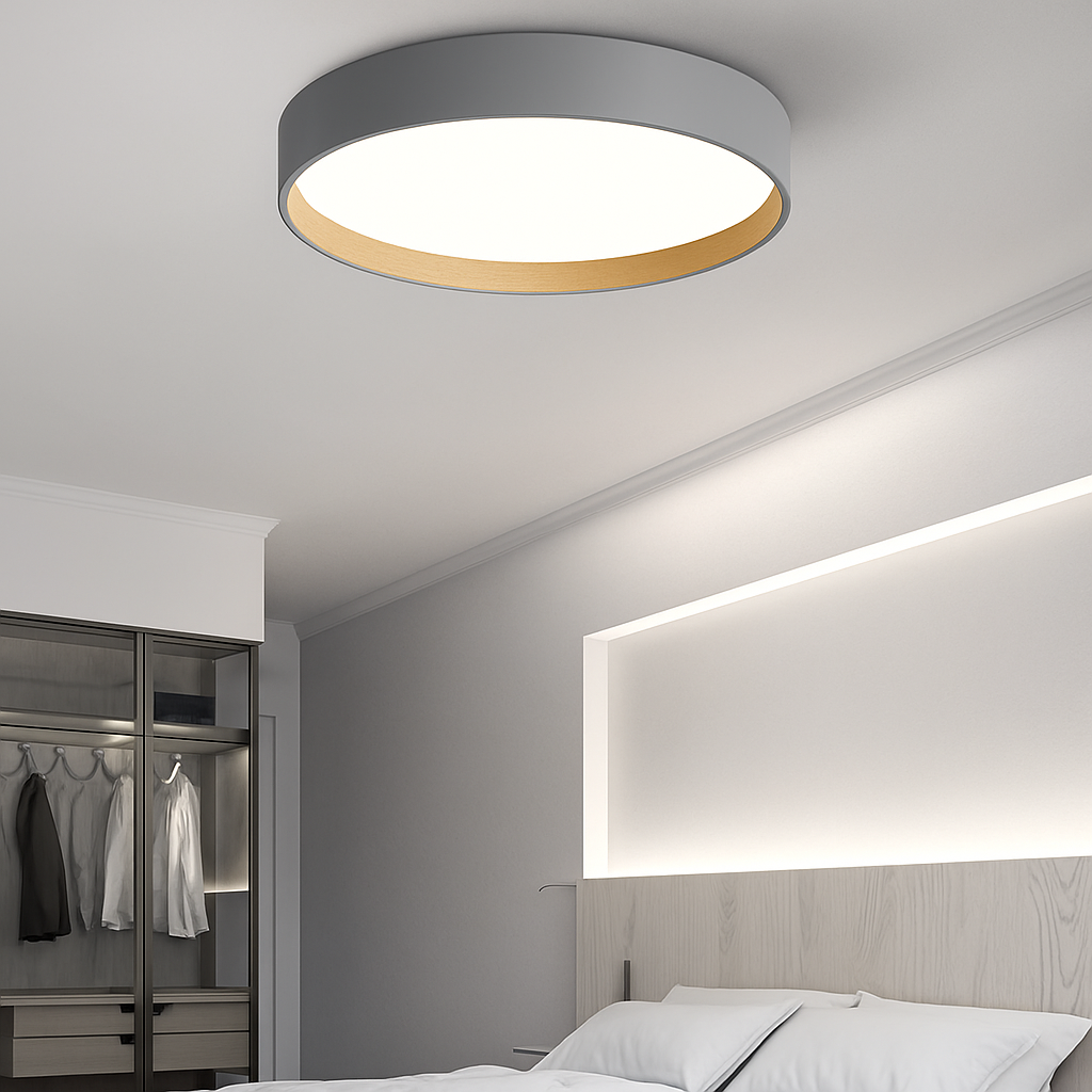plafonnier led rond design italien pour intérieur moderne - vue 4 sur 12