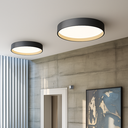plafonnier led rond design italien pour intérieur moderne - vue 5 sur 12