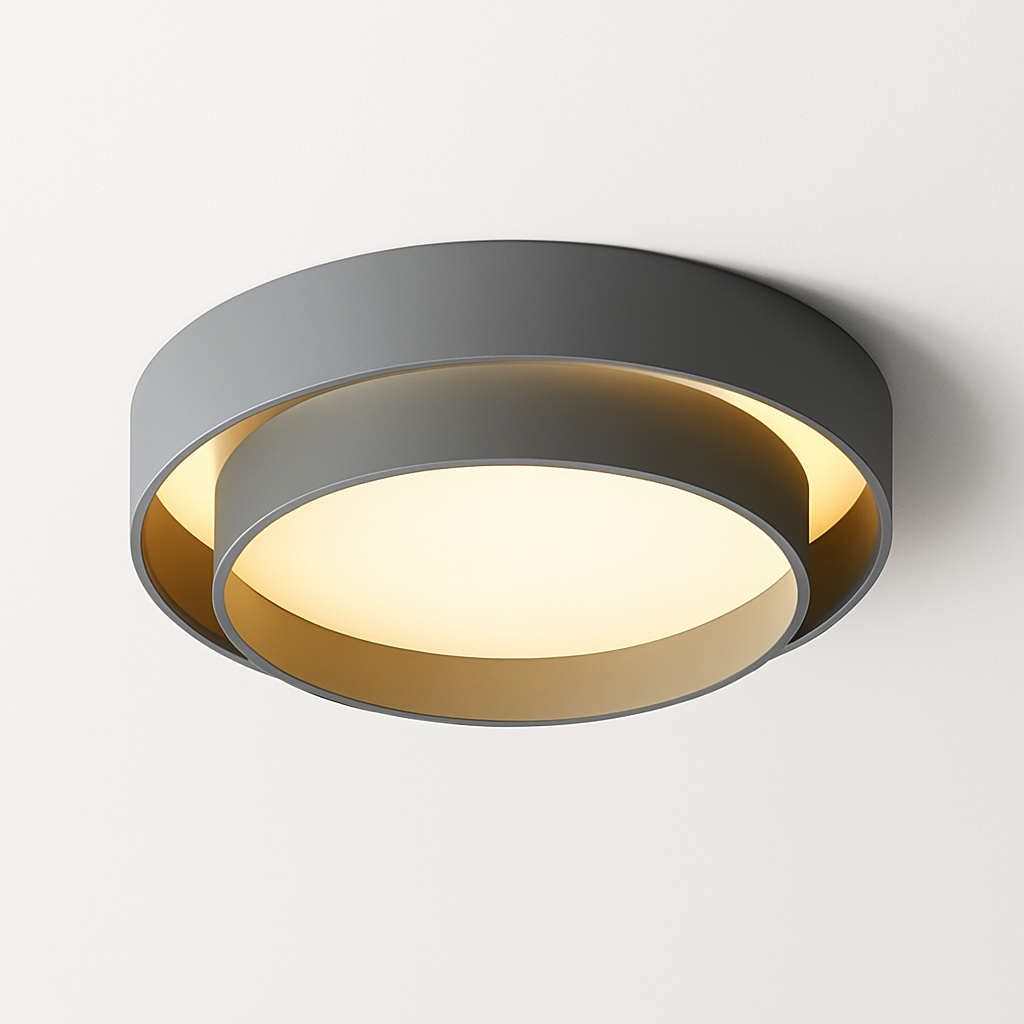 Plafonnier LED rond moderne led cercle avec télécommande pour décoration - vue 10 sur 15