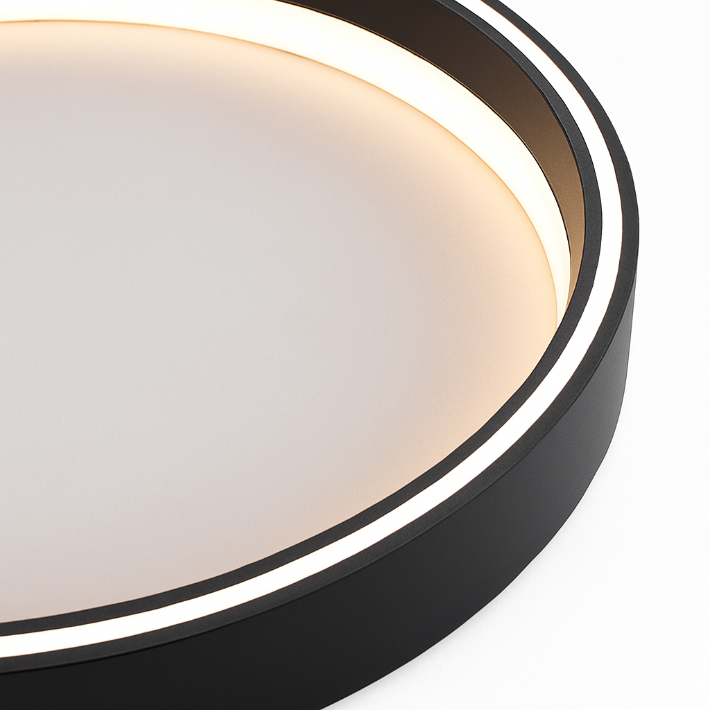 plafonnier led rond moderne pour éclairage intérieur décoration maison - vue 5 sur 12