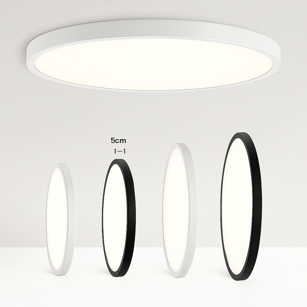 plafonnier led rond moderne pour éclairage varié - vue 5 sur 24