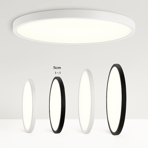 plafonnier led rond moderne pour éclairage varié - vue 6 sur 24