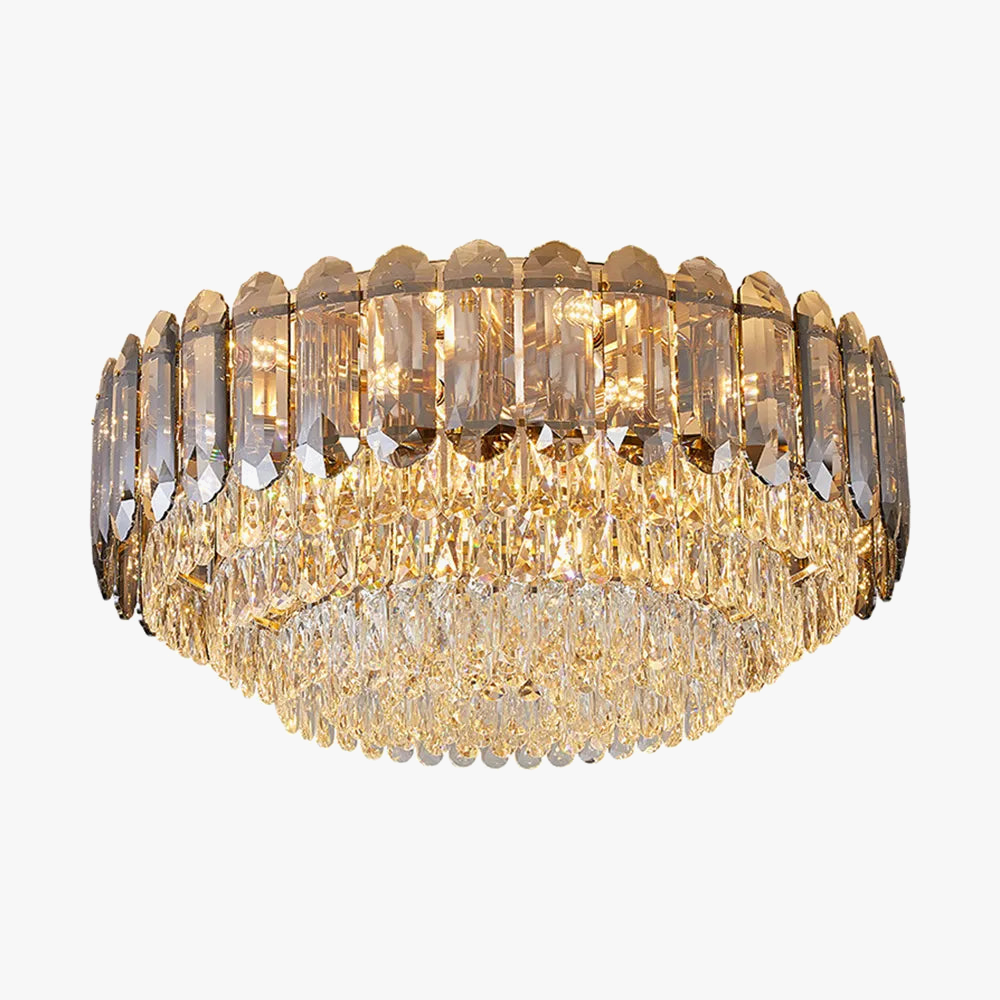plafonnier led smokey gris luxe moderne déco intérieur salon collection 2023