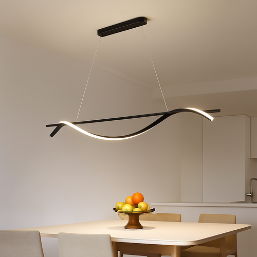 plafonnier led suspendu au design moderne idéal pour hôtel - vue 2 sur 10