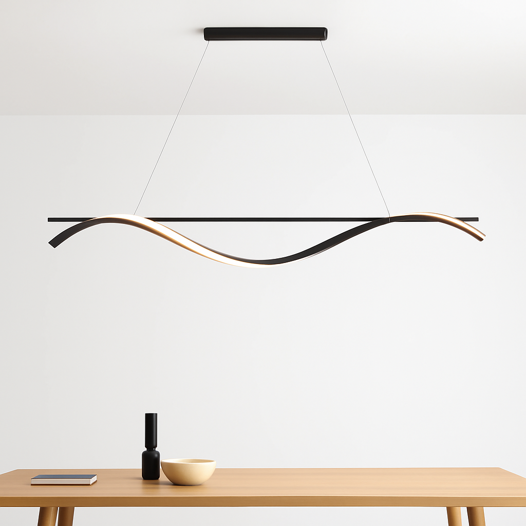 plafonnier led suspendu au design moderne idéal pour hôtel - vue 3 sur 10