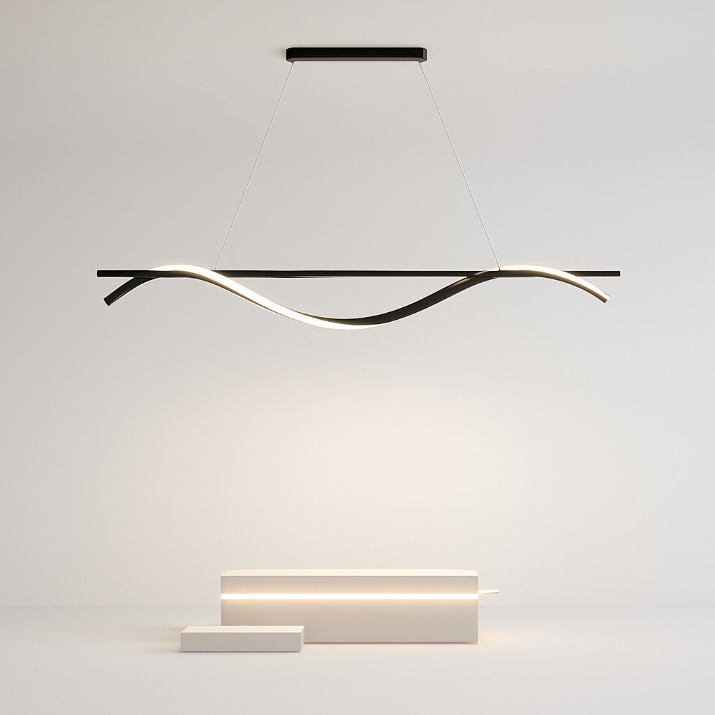 plafonnier led suspendu au design moderne idéal pour hôtel - vue 4 sur 10