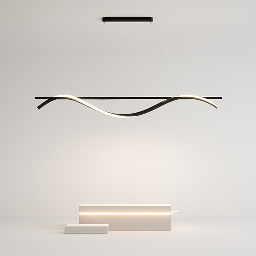 plafonnier led suspendu au design moderne idéal pour hôtel - vue 4 sur 10