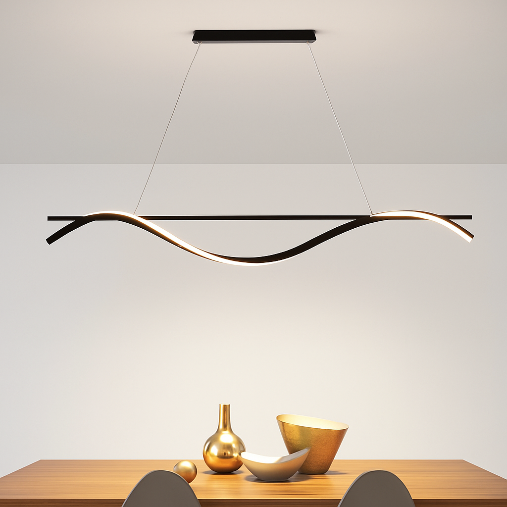 plafonnier led suspendu au design moderne idéal pour hôtel - vue 7 sur 10