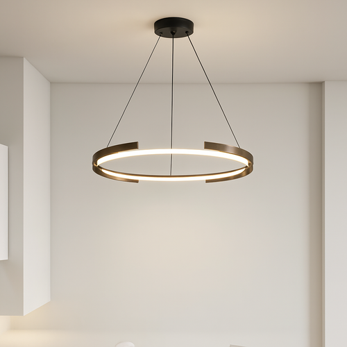 plafonnier led suspendu design moderne luminaire décoratif intérieur - vue 2 sur 10