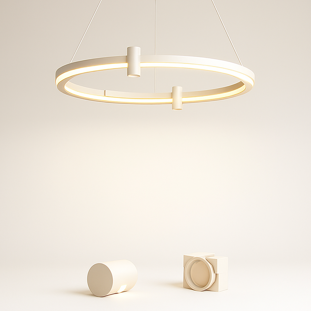 plafonnier led suspendu design moderne luminaire décoratif intérieur - vue 4 sur 10