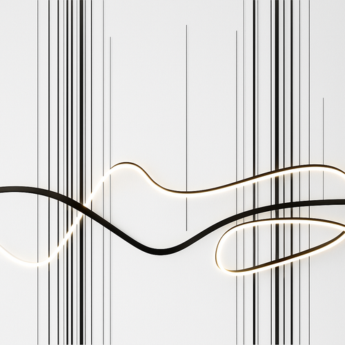 plafonnier led suspendu design moderne pour hôtel ou restaurant - vue 7 sur 7