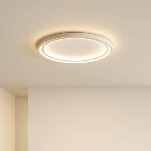 plafonnier led ultra fin design moderne nouvelle collection - vue 4 sur 8