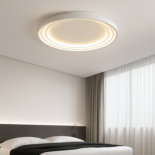 plafonnier led ultra fin design moderne nouvelle collection - vue 5 sur 8