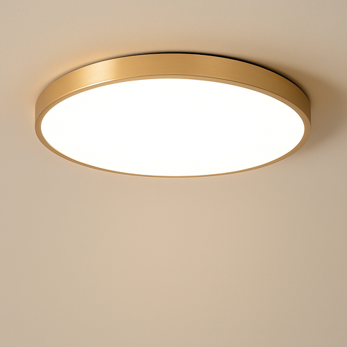 plafonnier led ultra fin design pour un éclairage moderne - vue 2 sur 7
