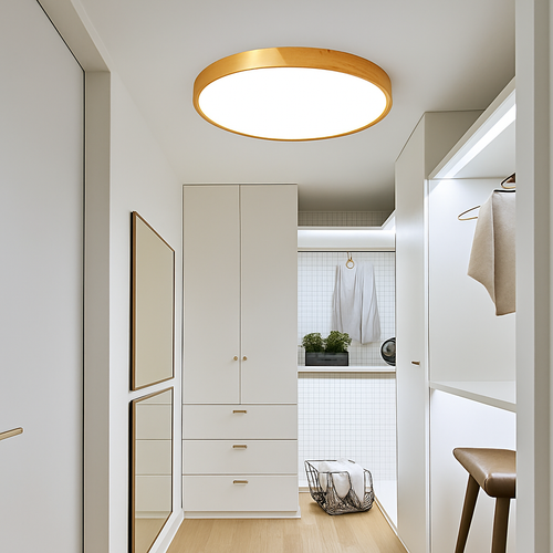 plafonnier led ultra-mince moderne avec télécommande pour décoration maison - vue 4 sur 4