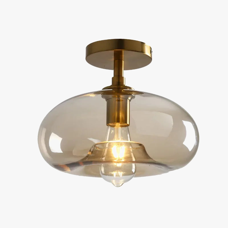 Plafonnier led verre minimalist moderne