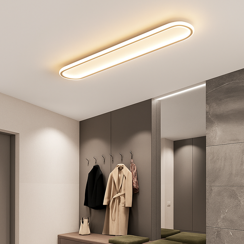 plafonnier minimaliste ultra fin pour intérieur et extérieur - vue 3 sur 24