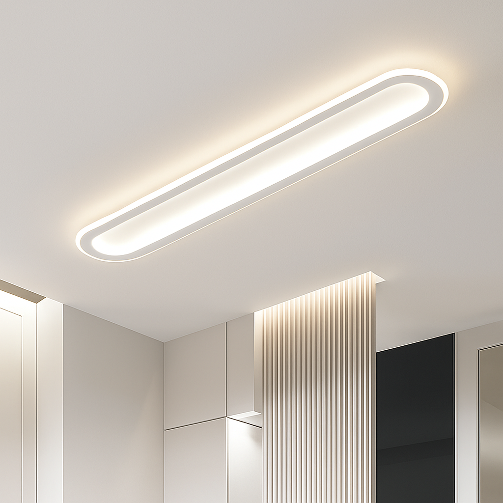 plafonnier minimaliste ultra fin pour intérieur et extérieur - vue 5 sur 24