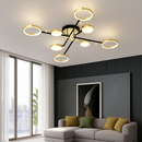 Plafonnier moderne en aluminium à leds pour intérieur