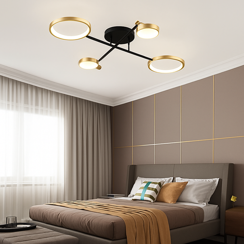 Plafonnier moderne en aluminium à leds pour intérieur - vue 6 sur 12