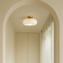 plafonnier moderne en fer et verre pour intérieur élégant