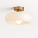 plafonnier moderne en fer et verre pour intérieur élégant