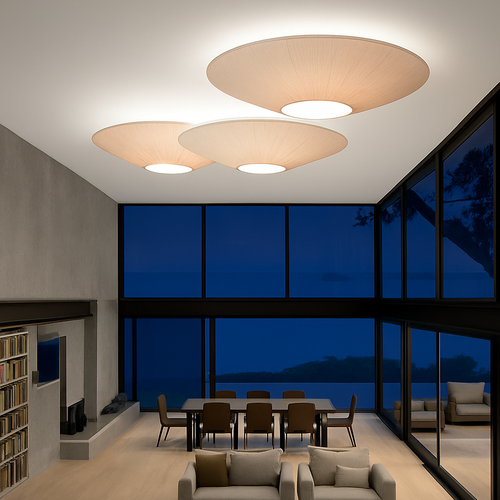 plafonnier moderne en tissu design créatif pour intérieur élégant - vue 3 sur 10