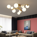 plafonnier moderne en verre design pour intérieur élégant