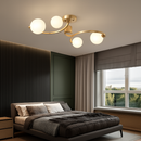 plafonnier moderne en verre design pour intérieur élégant