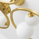 plafonnier moderne en verre design pour intérieur élégant