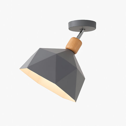 Plafonnier moderne LED avec abat-jour en métal Garino - vue 2 sur 8
