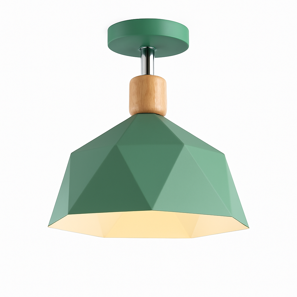 Plafonnier moderne LED avec abat-jour en métal Garino - vue 6 sur 8